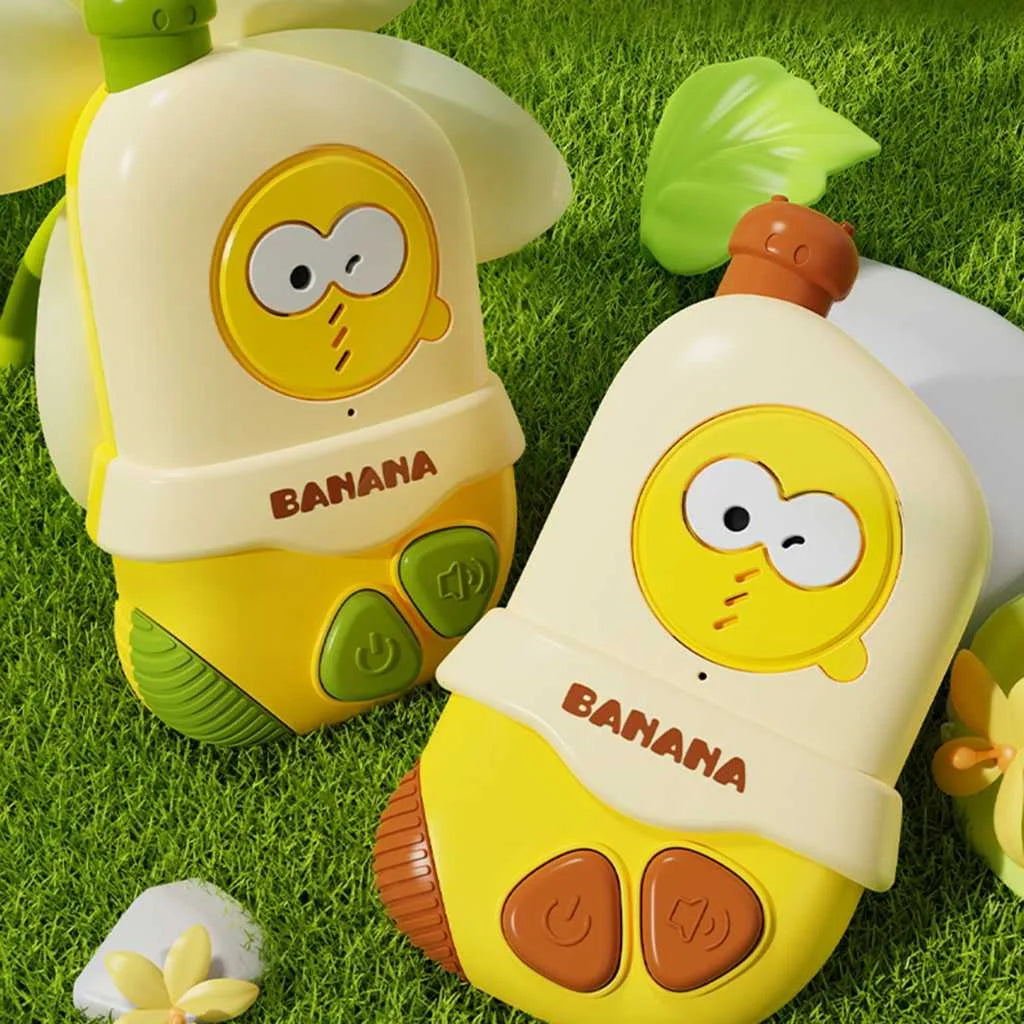 Cute Cartoon Banana Kids Walkie Talkie 300M Range