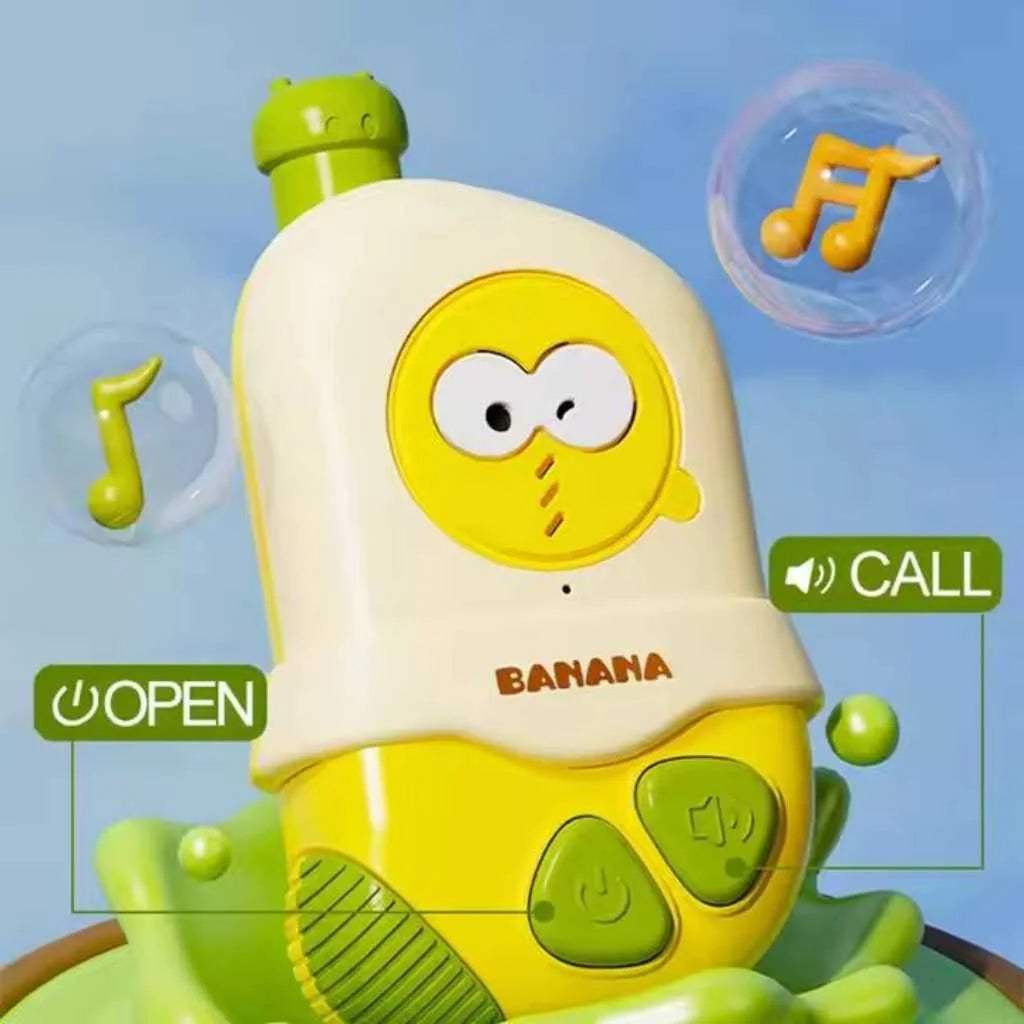 Cute Cartoon Banana Kids Walkie Talkie 300M Range