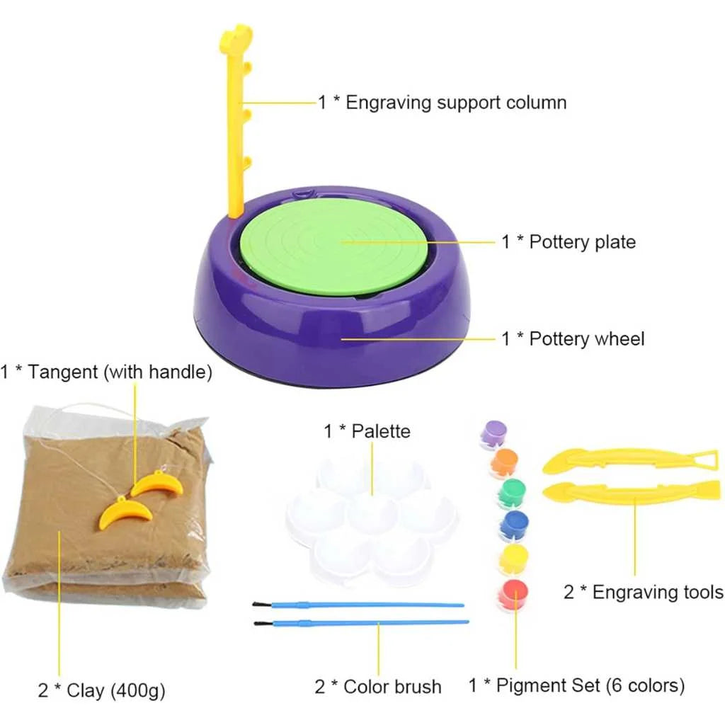 Imaginative Arts Pottery Wheel Game for Kids