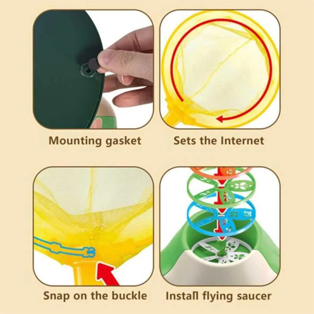 Indoor and Outdoor Flying DIsc Catch Game for Kids