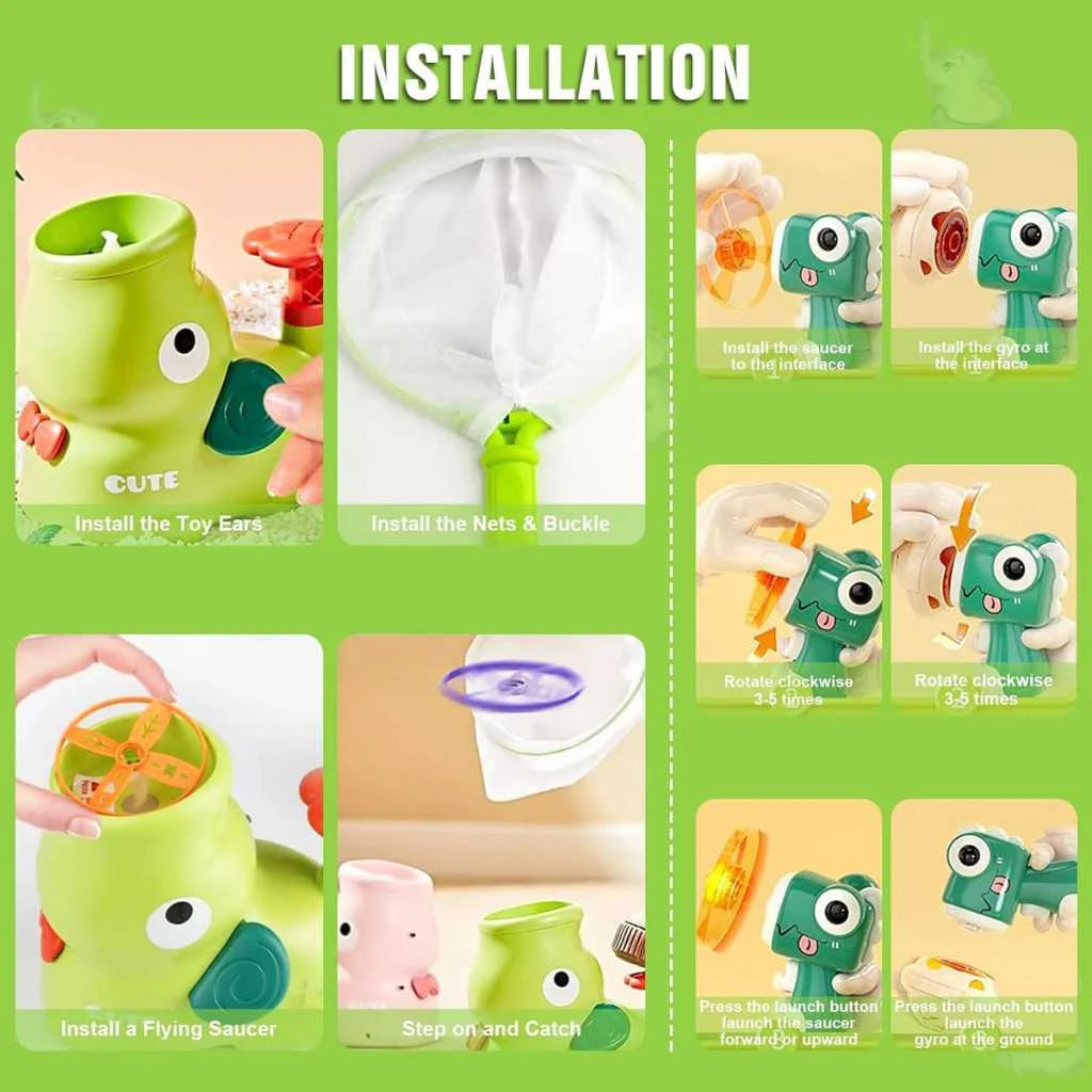 Indoor and Outdoor Flying DIsc Catch Game for Kids