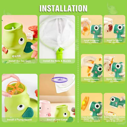 Indoor and Outdoor Flying DIsc Catch Game for Kids