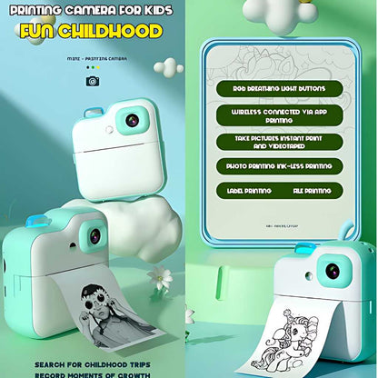 instant thermal print camera for kids