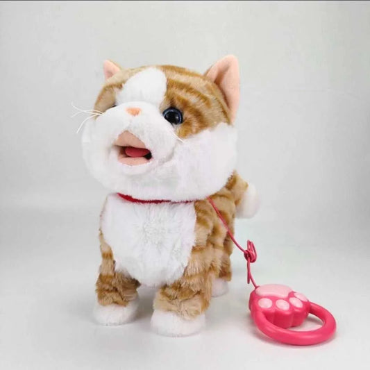 Interactive Cat Toy Realistic Walking and Singing Soft Toy