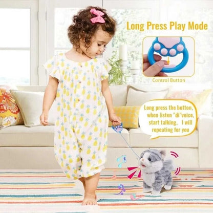 Interactive Cat Toy Realistic Walking and Singing Soft Toy
