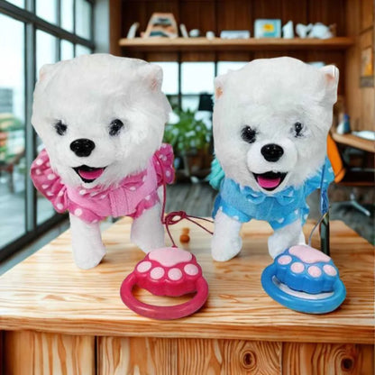 Interactive Plush Dog Walking and Barking Puppy Toy for Kids