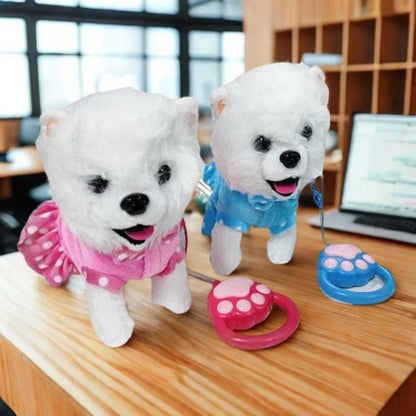 Interactive Plush Dog Walking and Barking Puppy Toy for Kids
