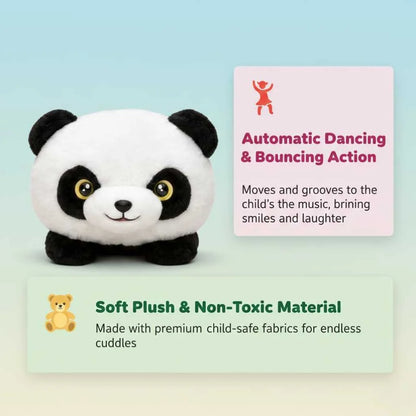 Interactive Vibrating Panda Soft Toy for Kids with Music