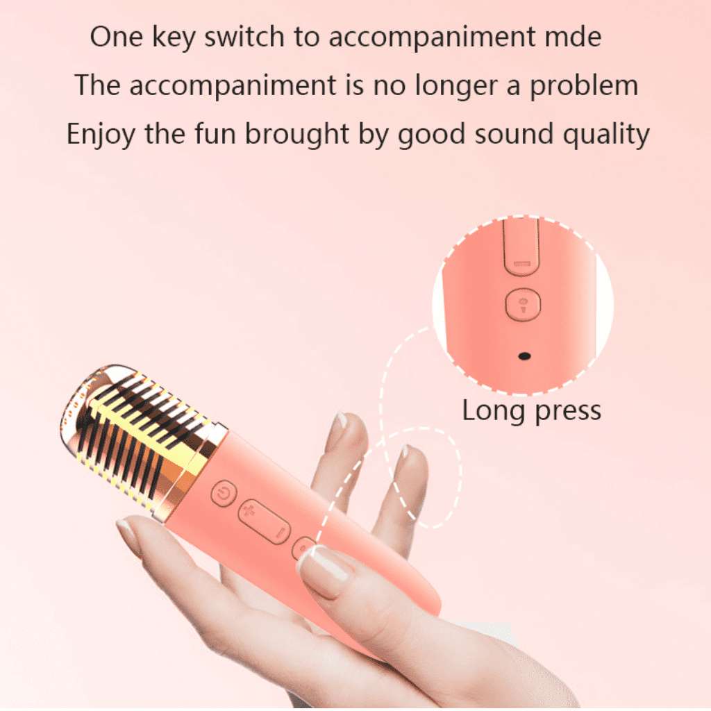 karaoke kid bluetooth speaker with mic cute and portable