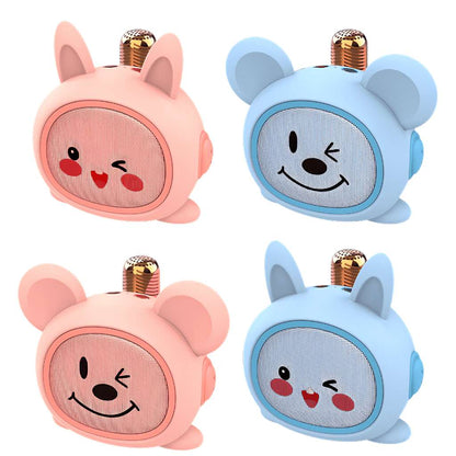 karaoke kid bluetooth speaker with mic cute and portable