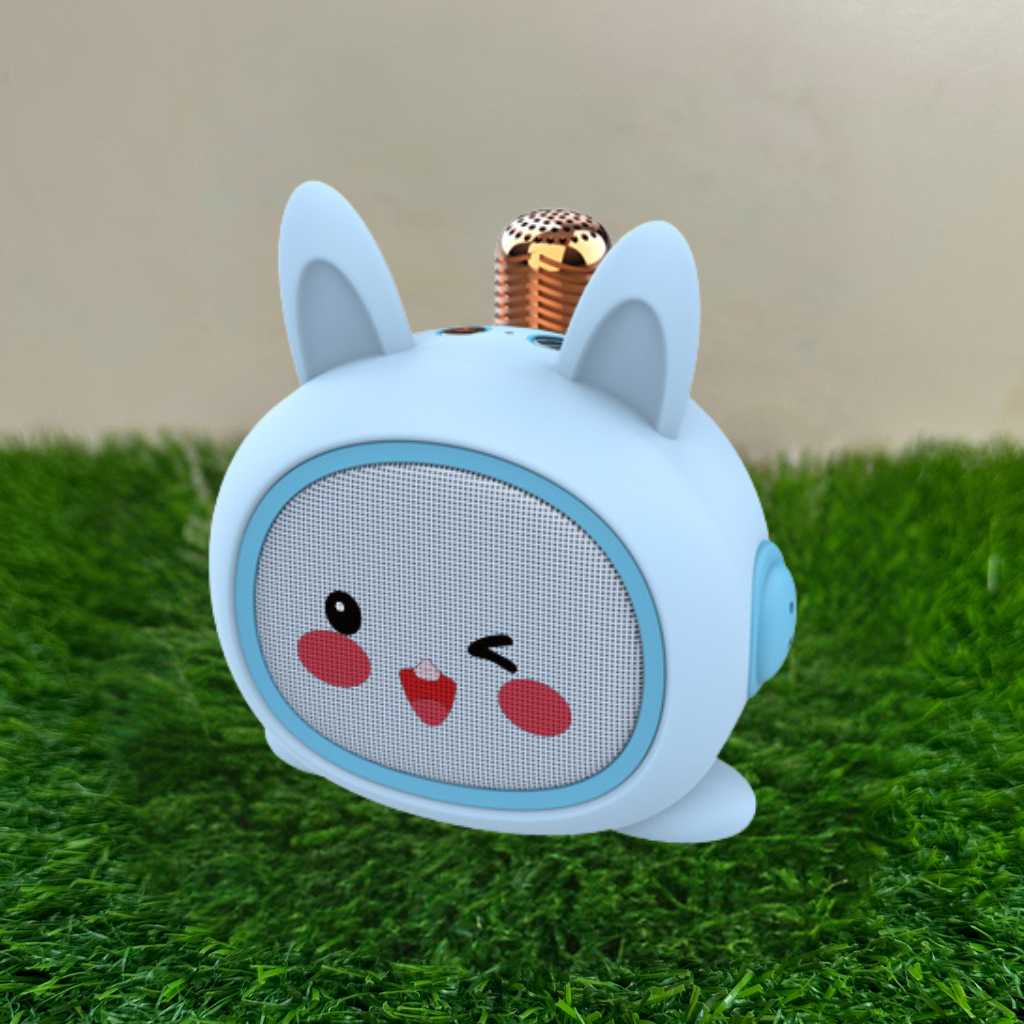 karaoke kid bluetooth speaker with mic cute and portable