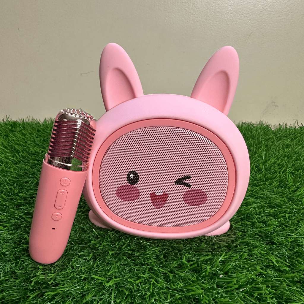 karaoke kid bluetooth speaker with mic cute and portable