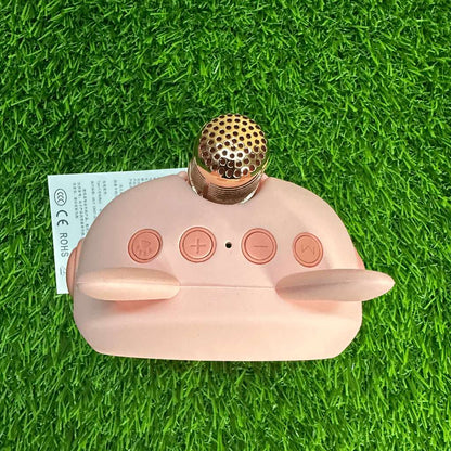karaoke kid bluetooth speaker with mic cute and portable