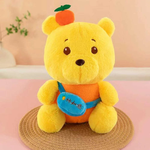 Kawaii Bear Backpack Plush 35cm Cute Soft Bag for Kids