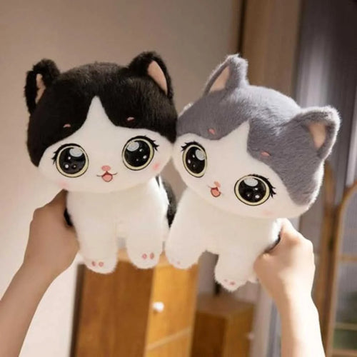 Kawaii Cat Soft Toy 35cm Big-Eyed Premium Kitten Plush