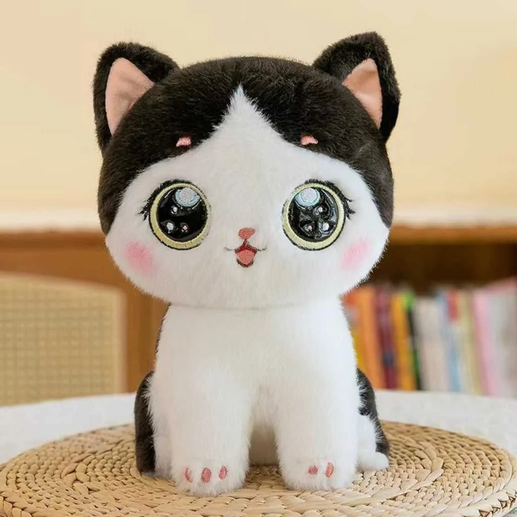 Kawaii Cat Soft Toy 35cm Big-Eyed Premium Kitten Plush