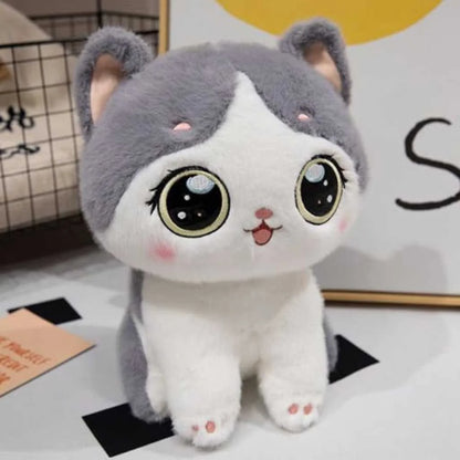 Kawaii Cat Soft Toy 35cm Big-Eyed Premium Kitten Plush