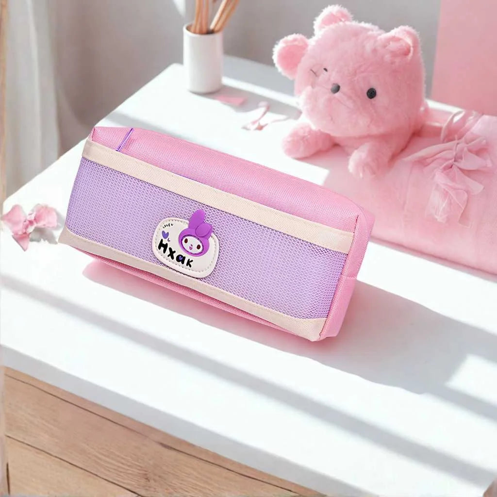 Kawaii Mesh Pencil Pouch for Girls - Breathable Cute Case | DODKart