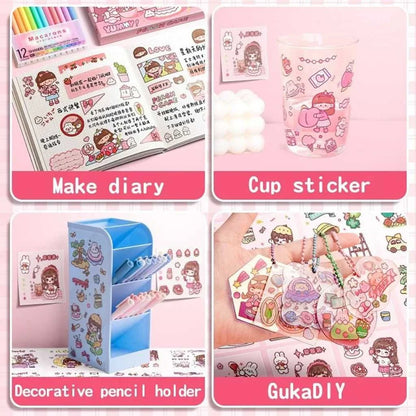 Kawaii Nini Sweet Party Cute Cartoon Stickers