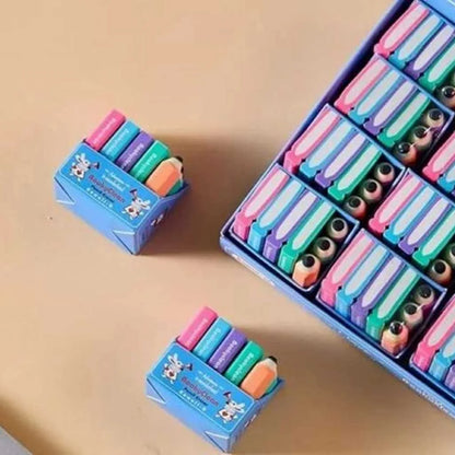 Kawaii Pencil Shaped Eraser - Adorable & Effective Cute Eraser for Kids