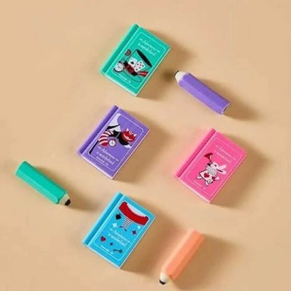 Kawaii Pencil Shaped Eraser - Adorable & Effective Cute Eraser for Kids