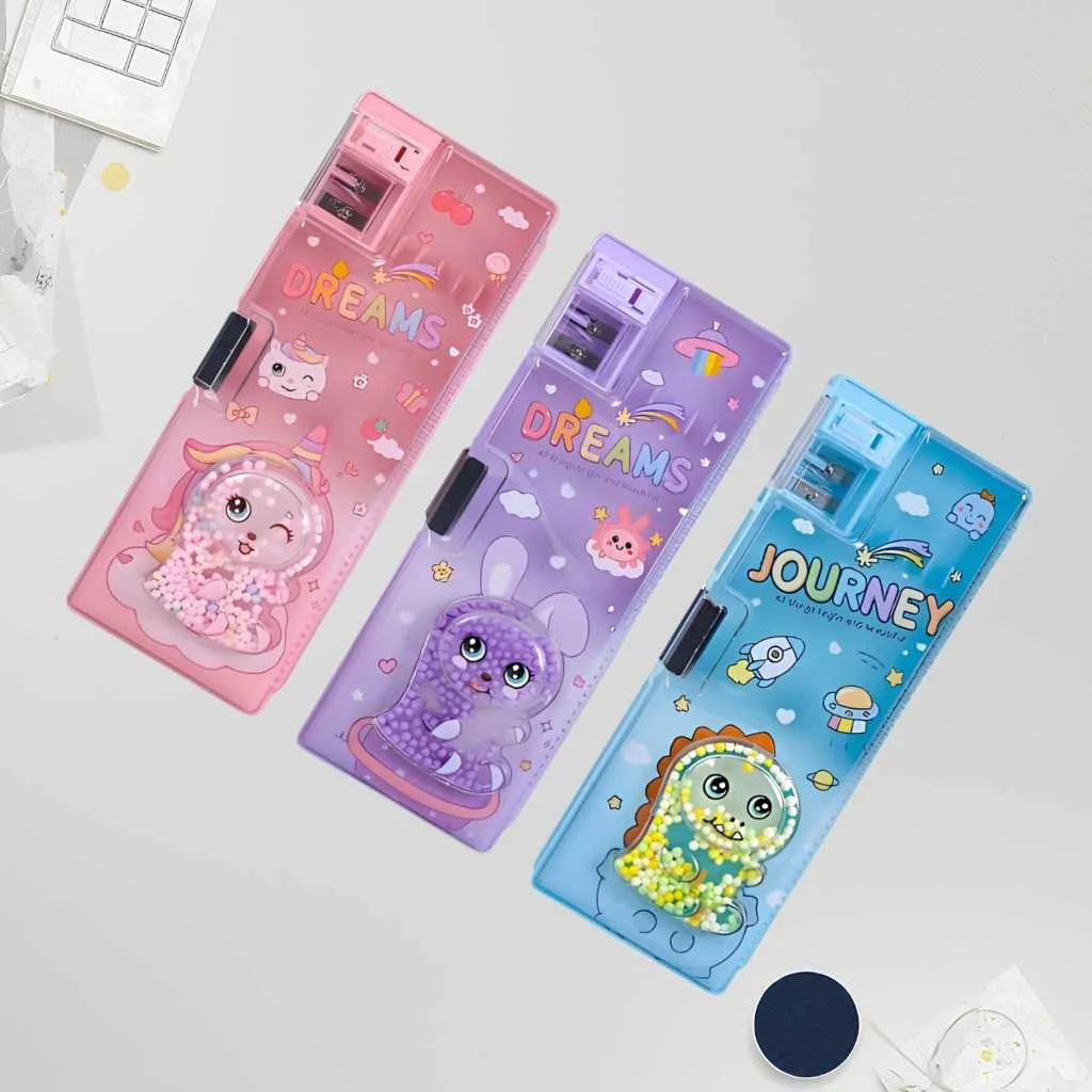 Kawaii Shaker Pencil Box for Kids | Dreams & Journey Luxury Organizer