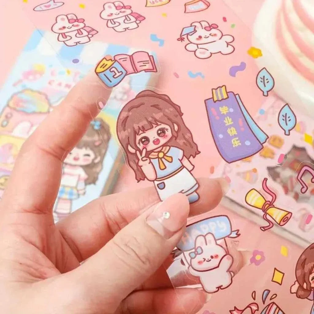 Kawaii Vibes Cute Decorative Cartoon Stickers Galore