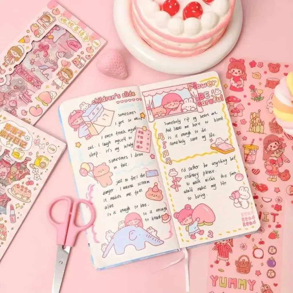 Kawaii Vibes Cute Decorative Cartoon Stickers Galore