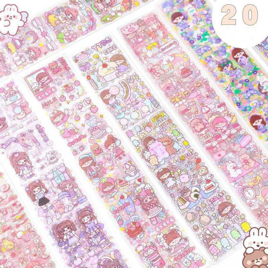 Kawaii Vibes Cute Decorative Cartoon Stickers Galore