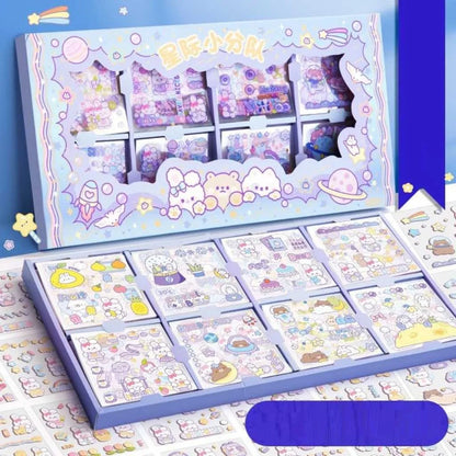 Kawaii Washi Cute Cartoon Stickers Set of 200 Pieces