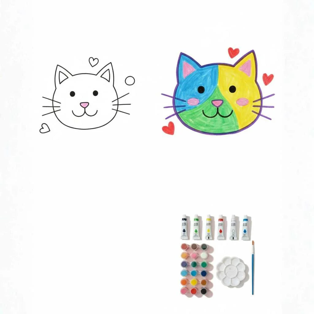 Kids Watercolor Art Kit - Complete Painting Set | DODKart