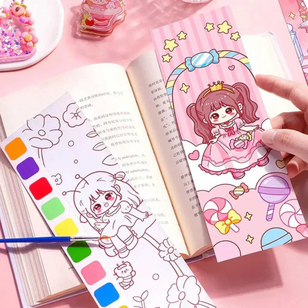 Kids Watercolor Coloring Book | 20-Page Non-Toxic Art Discovery Set