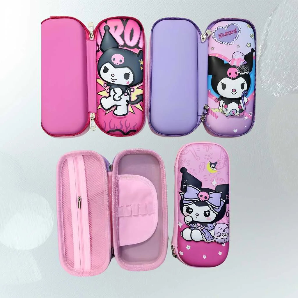 Kuromi Pencil Case - Kawaii Aesthetic Stationery Pouch | DODKart