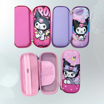 Kuromi Pencil Case - Kawaii Aesthetic Stationery Pouch | DODKart