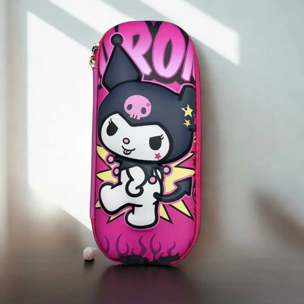 Kuromi Pencil Case - Kawaii Aesthetic Stationery Pouch | DODKart