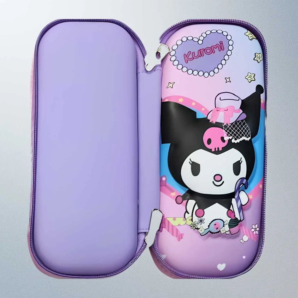 Kuromi Pencil Case - Kawaii Aesthetic Stationery Pouch | DODKart