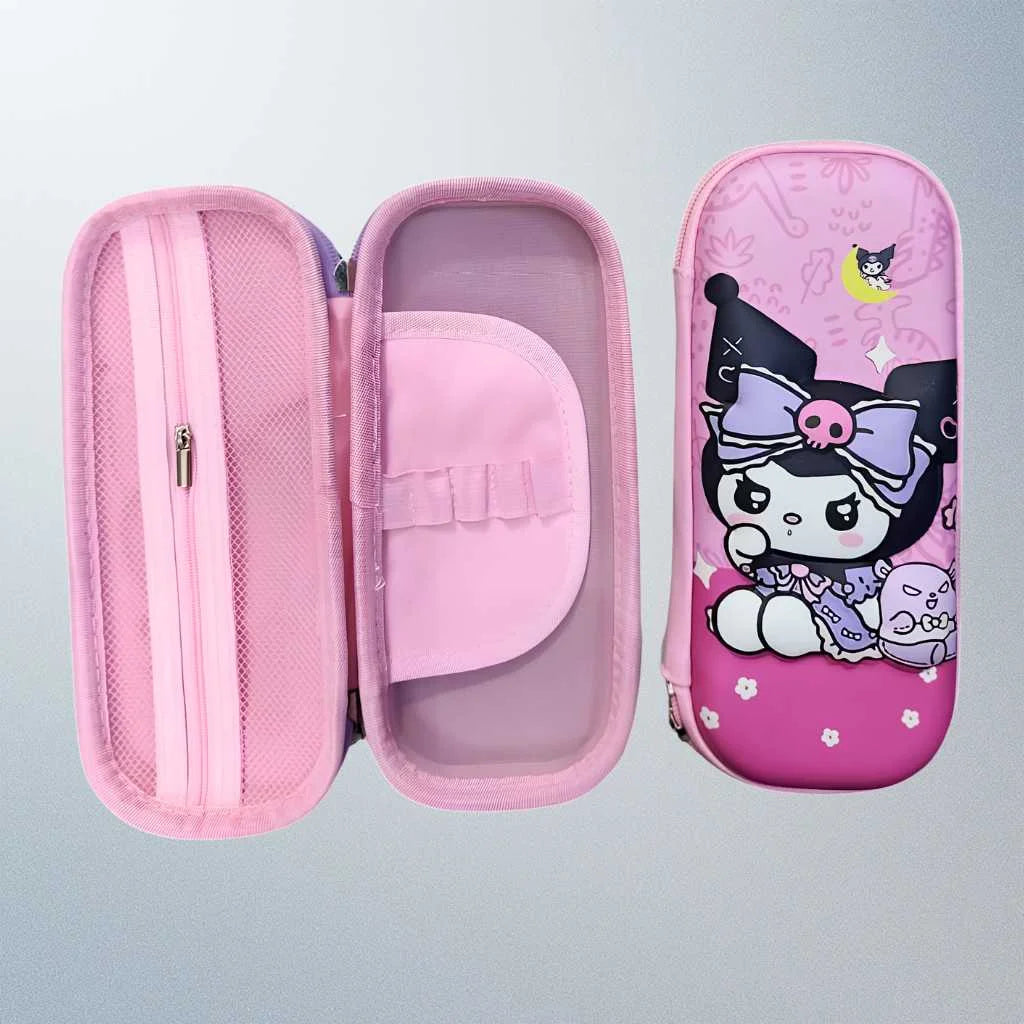 Kuromi Pencil Case - Kawaii Aesthetic Stationery Pouch | DODKart