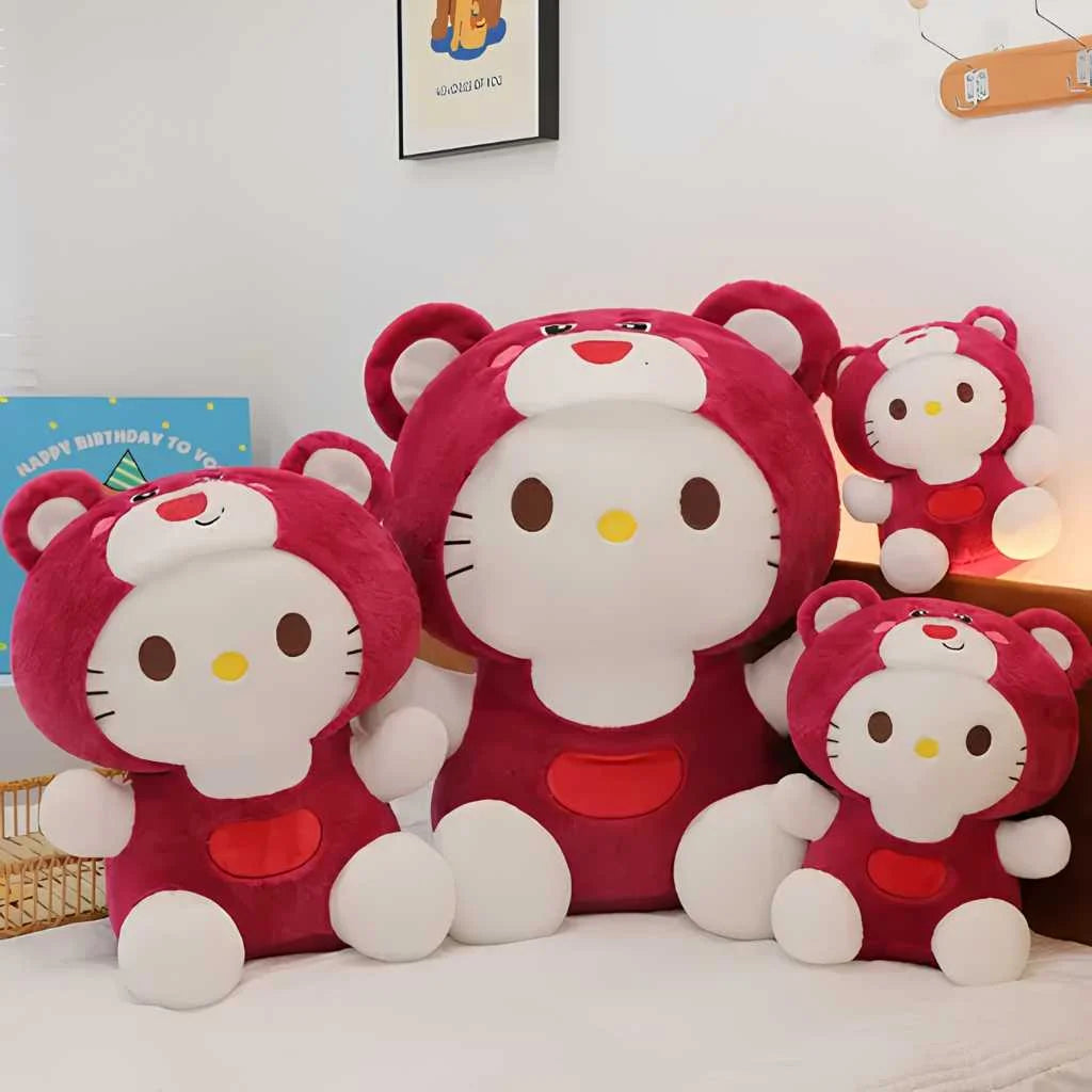 Large Pink Bear Cosplay Plushie 50cm Luxury Soft Toy