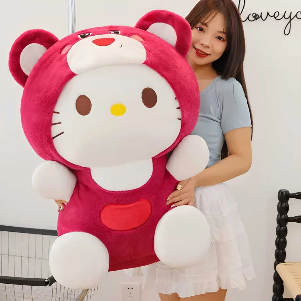 Large Pink Bear Cosplay Plushie 50cm Luxury Soft Toy