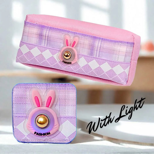Light-Up Rabbit Pencil Pouch for Kids by DODKart