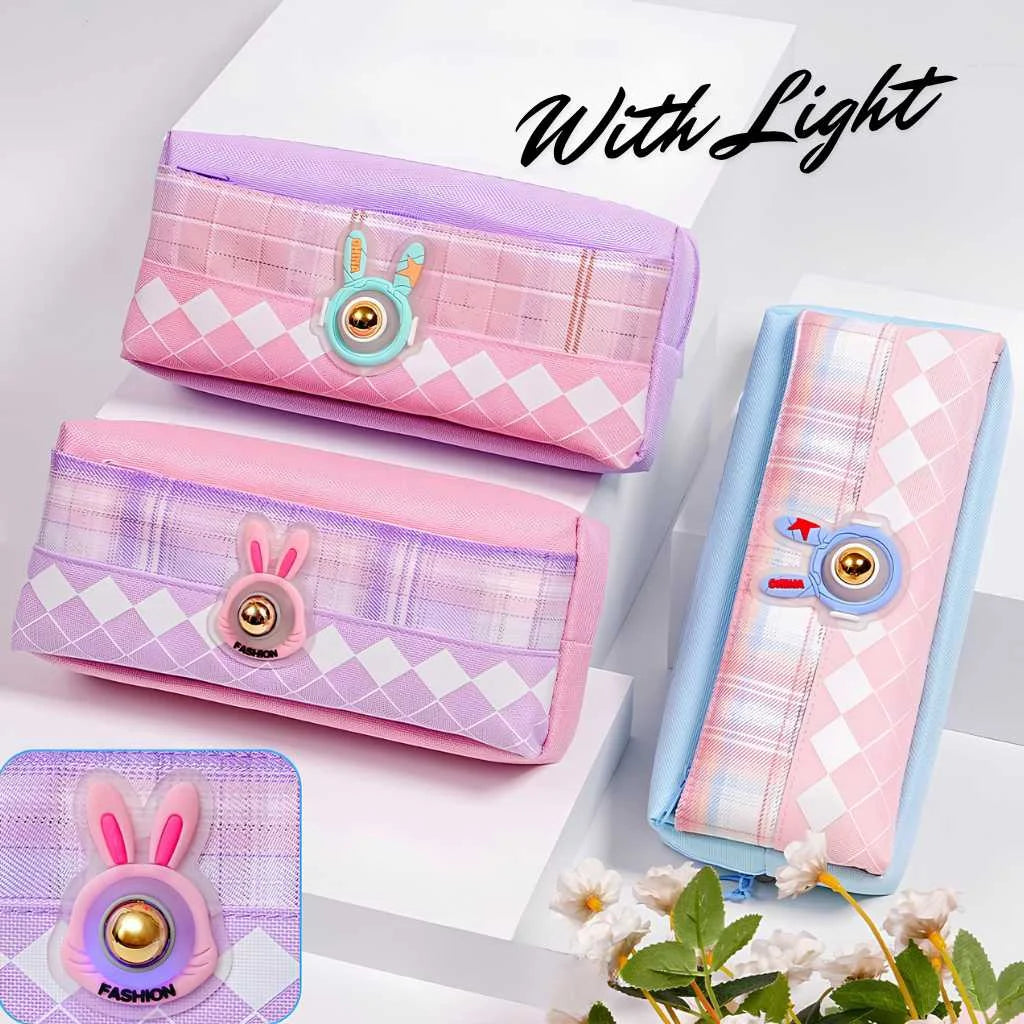 Light-Up Rabbit Pencil Pouch for Kids by DODKart