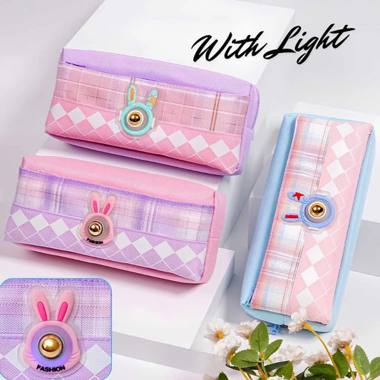 Light-Up Rabbit Pencil Pouch for Kids by DODKart