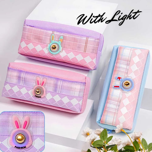 Light-Up Rabbit Pencil Pouch for Kids by DODKart