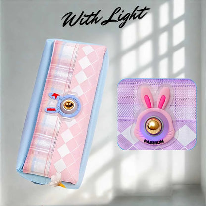 Light-Up Rabbit Pencil Pouch for Kids by DODKart