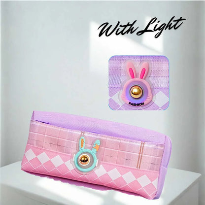 Light-Up Rabbit Pencil Pouch for Kids by DODKart