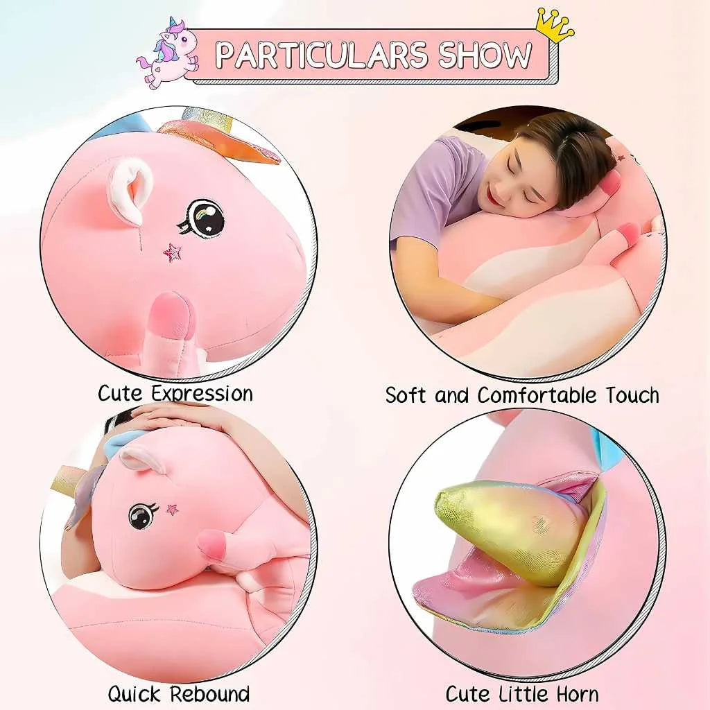 Long Pillow Cute Unicorn Soft Toy