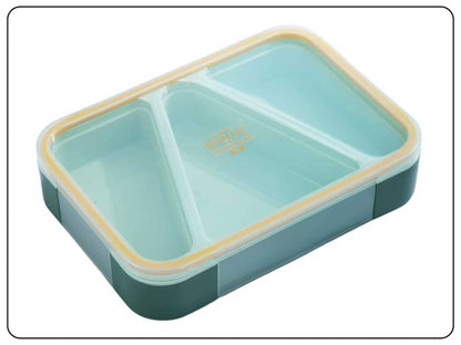 Lunch Box with 3 Compartments and Fork