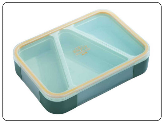 Lunch Box with 3 Compartments and Fork