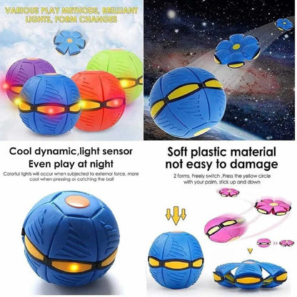 Magic UFO Deformation Balls for Kids with Lights