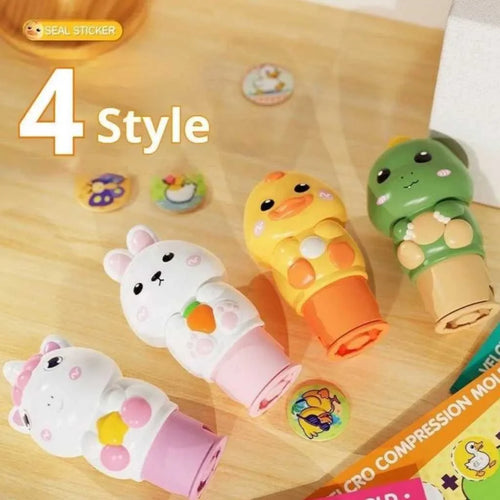 Magic Velcro Stamper Stickers Activity Book for Kids